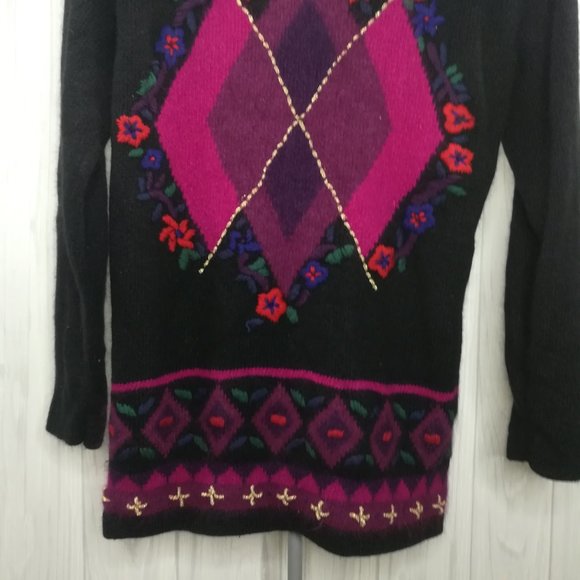 Vintage Womens Segue Angora Turtleneck Sweater Med - Picture 4 of 8